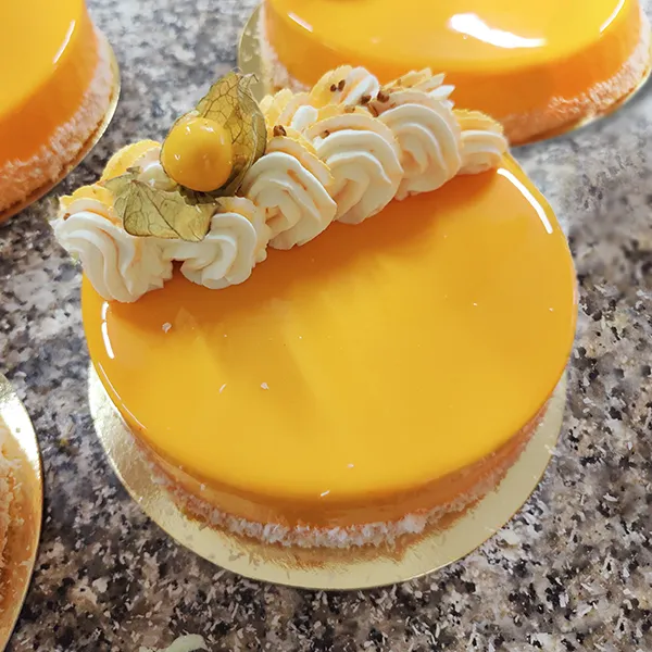 Mousse exotique coco mangue